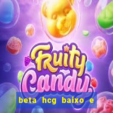 beta hcg baixo e gravidez evoluiu